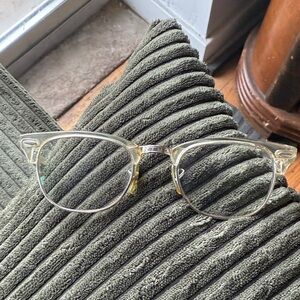 Ray-Ban Clubmaster Transparent Frames Size 49 21